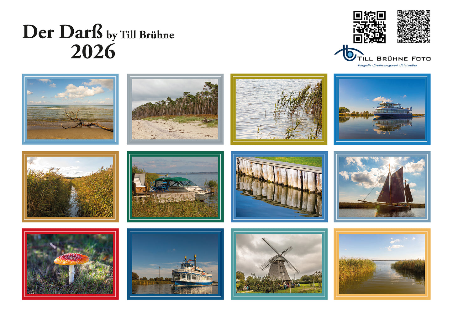 Der Darß 2026 TBFOTO FOTO-WANDKALENDER