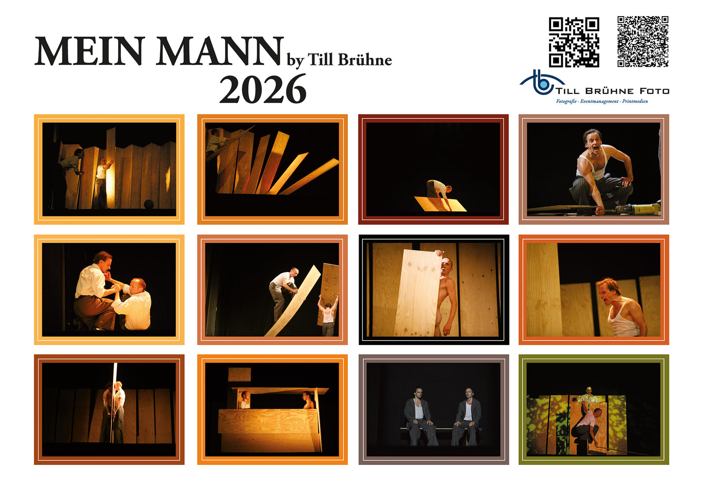 Mein Mann 2026 TBFOTO FOTO-WANDKALENDER