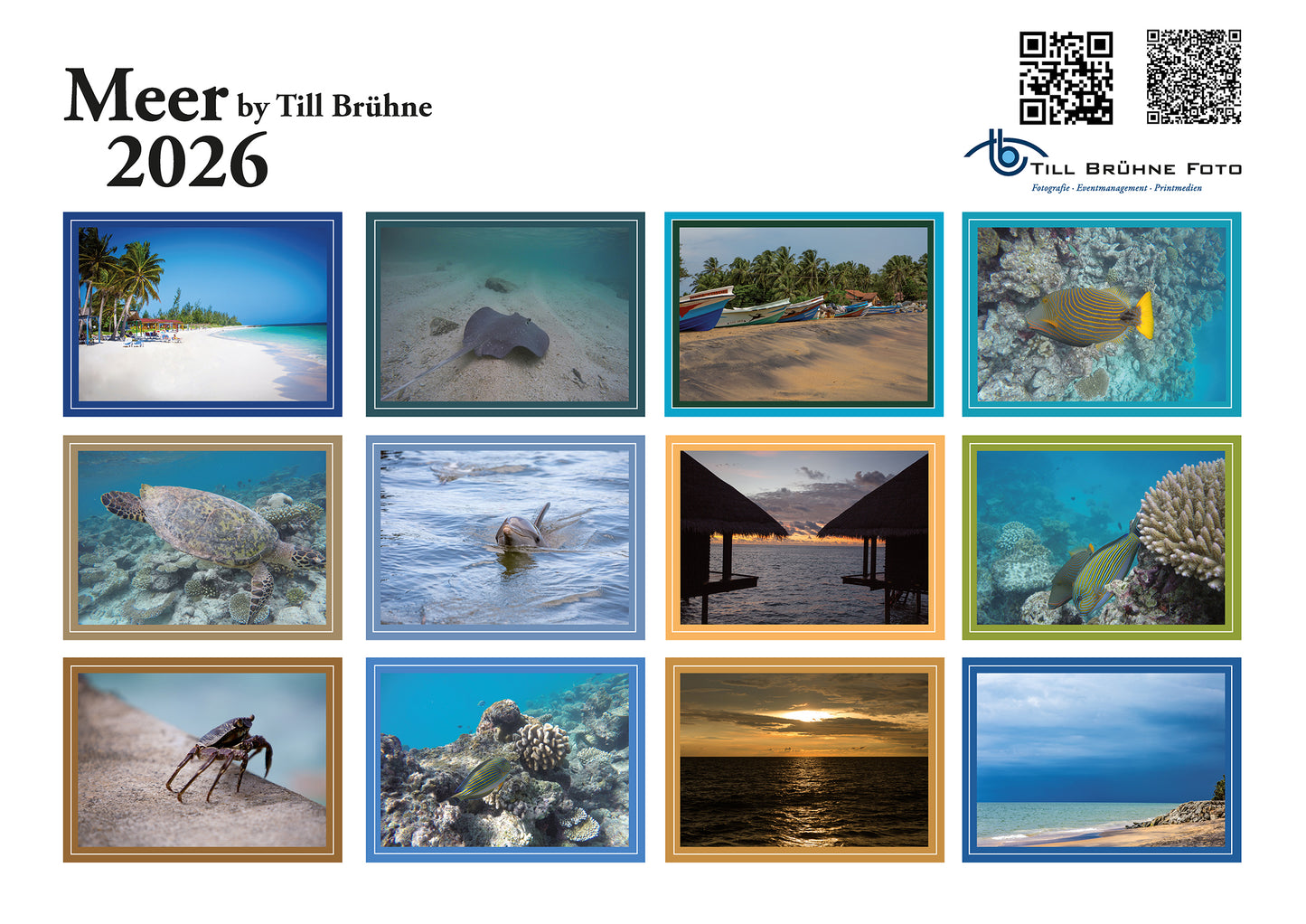 Meer 2026 TBFOTO FOTO-WANDKALENDER