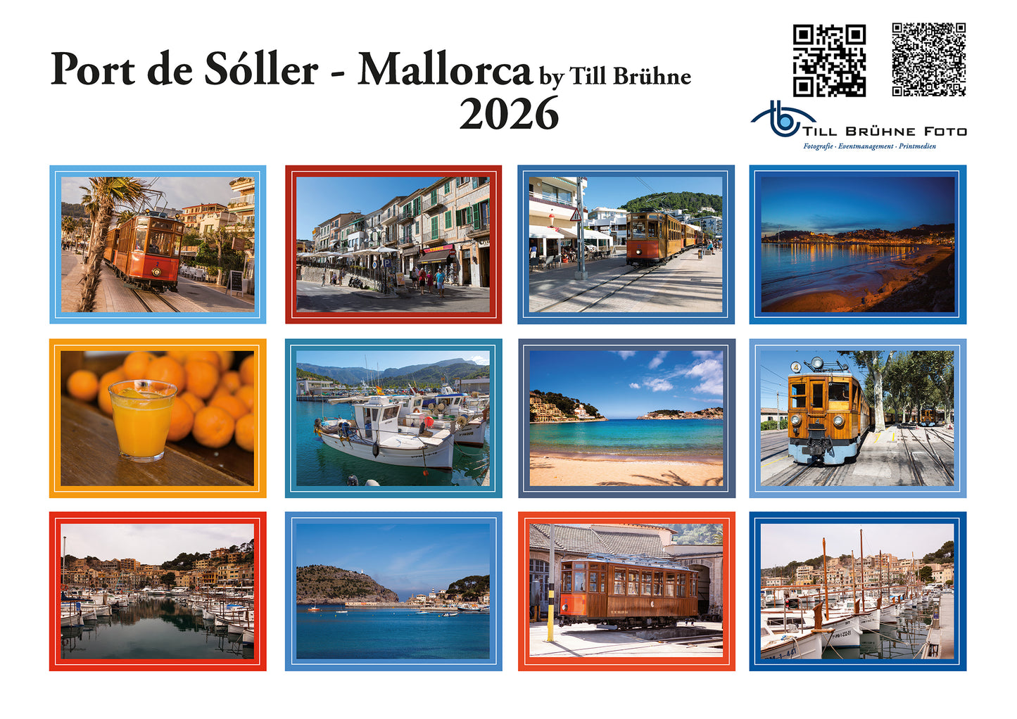 Port de Sóller-Mallorca 2026 TBFOTO- WANDKALENDER