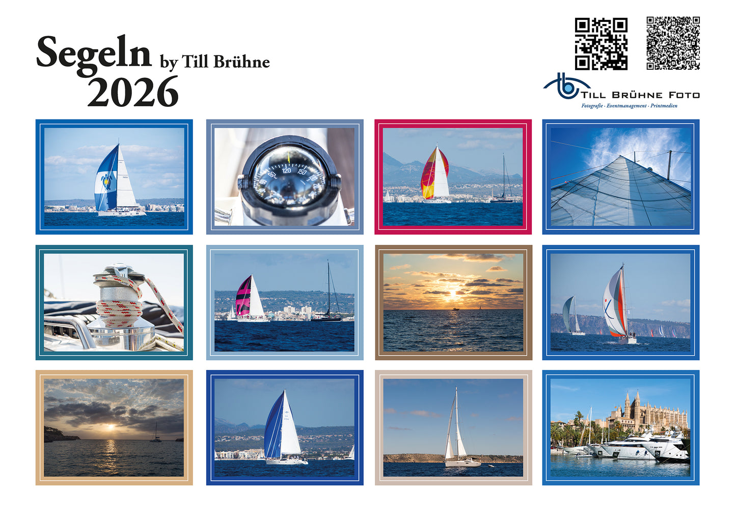 Segeln 2026 TBFOTO -WANDKALENDER