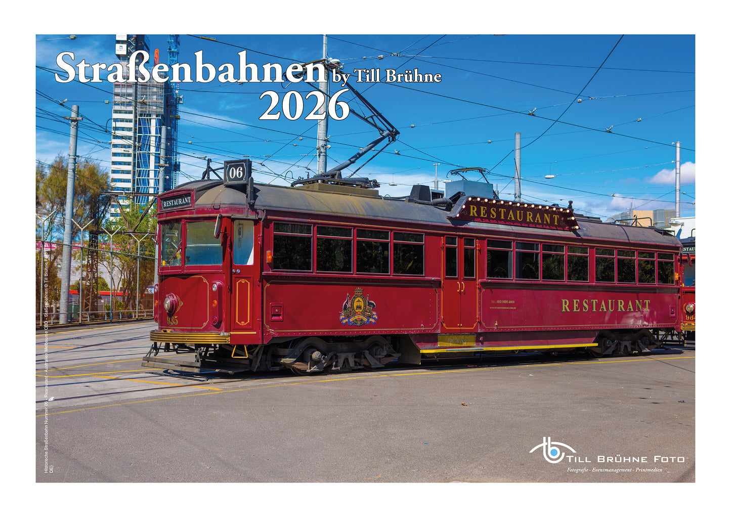 Straßenbahnen 2026 TBFOTO FOTO-WANDKALENDER