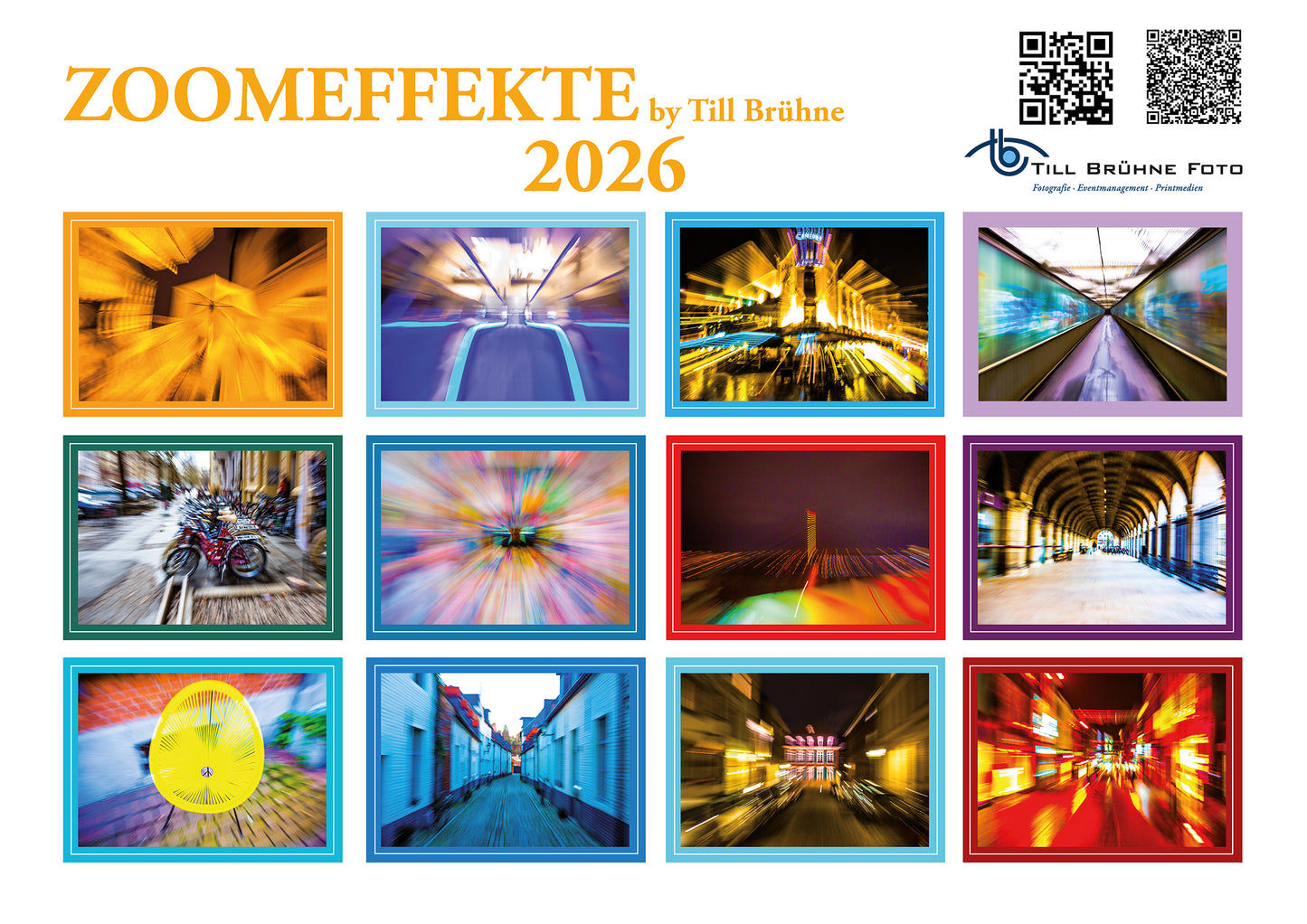 ZOOMEFFEKTE 2026 TBFOTO -WANDKALENDER