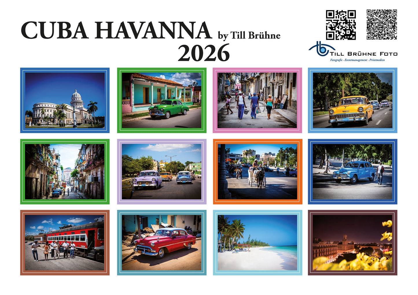 CUBA HAVANNA 2026-TBFOTO-WANDKALENDER