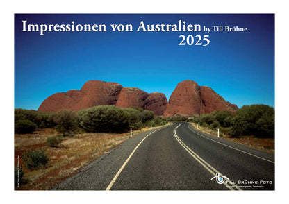 Impressionen von Australien 2025 TBFOTO FOTO-WANDKALENDER