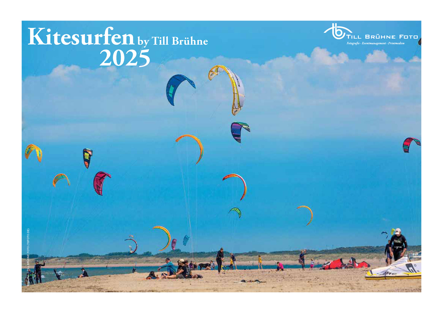 Kitesurfen 2025 TBFOTO FOTO-WANDKALENDER