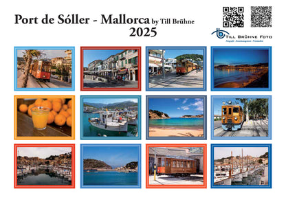 Port de Sóller-Mallorca 2025 TBFOTO- WANDKALENDER