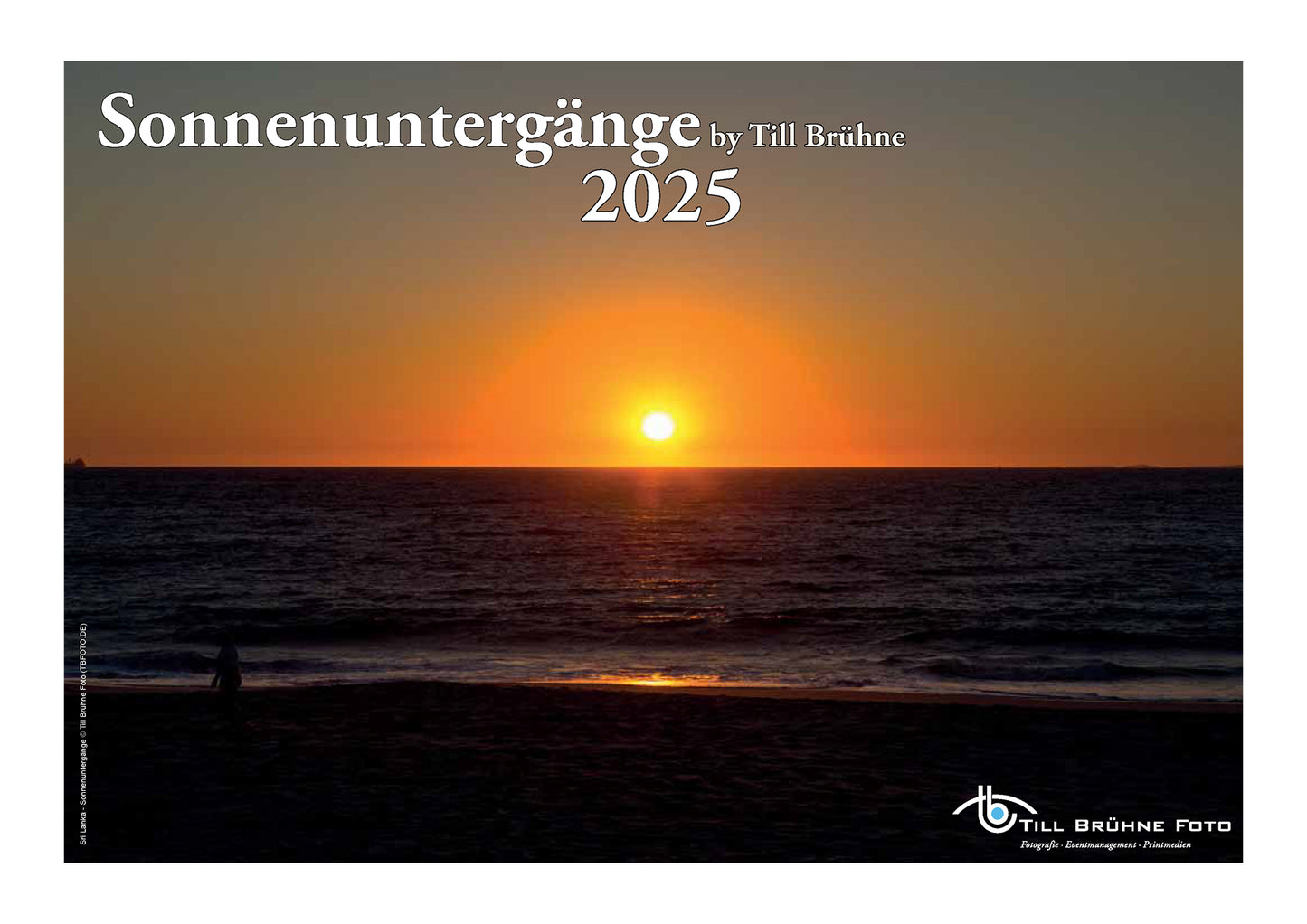 Sonnenuntergänge 2025 TBFOTO FOTO-WANDKALENDER