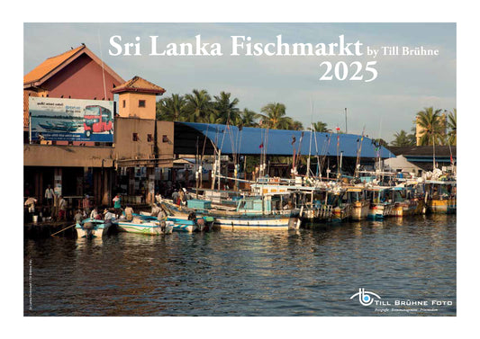 Sri Lanka-Negombo Fischmarkt 2025 TBFOTO FOTO-WANDKALENDER