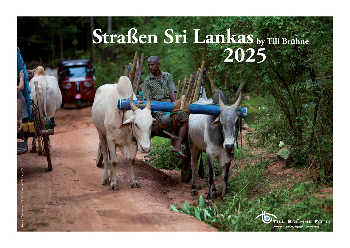 Straßen Sri Lankas 2025 TBFOTO-WANDKALENDER