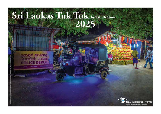 Sri Lankas Tuk Tuks 2025 TBFOTO FOTO-WANDKALENDER