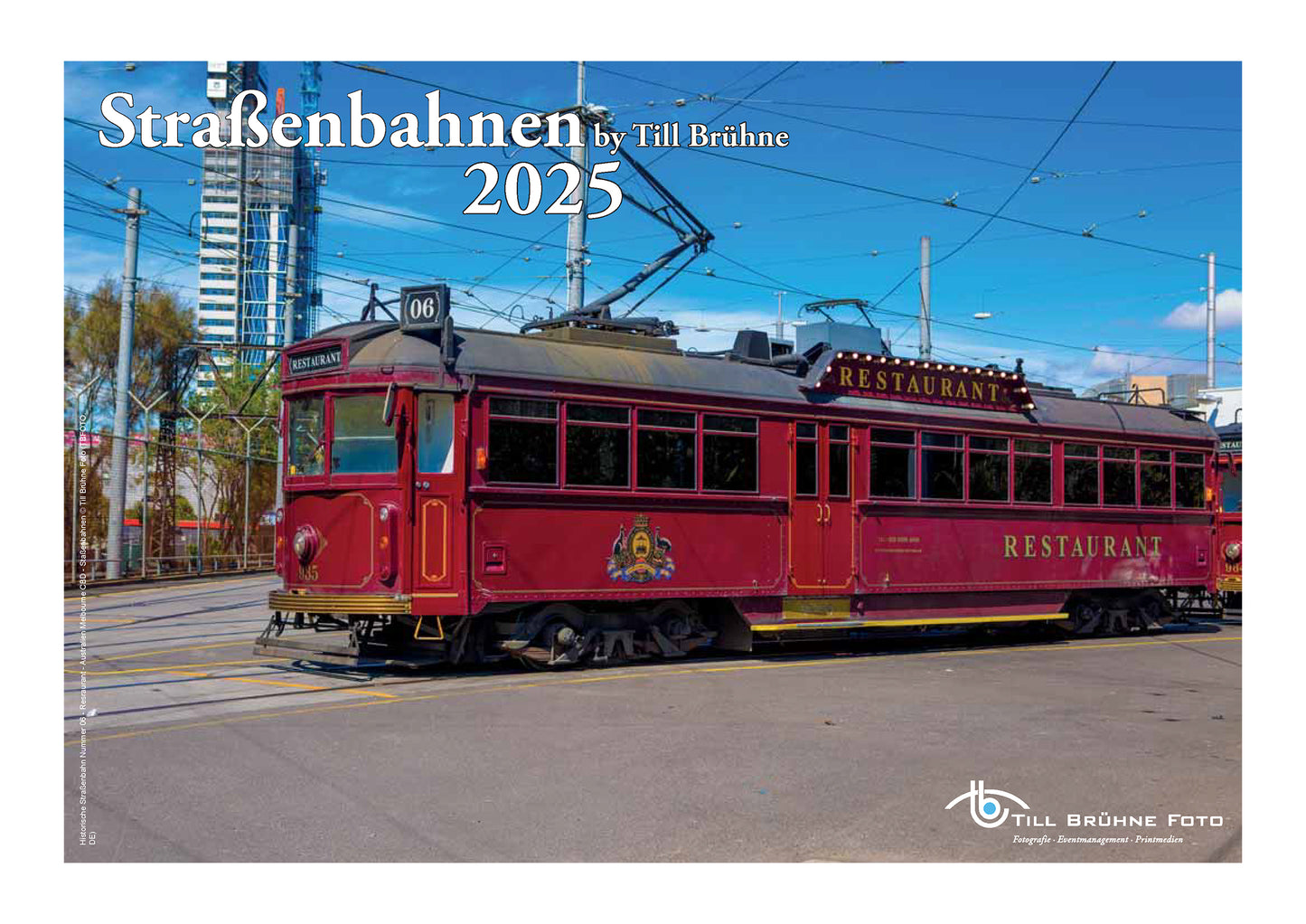 Straßenbahnen 2025 TBFOTO FOTO-WANDKALENDER