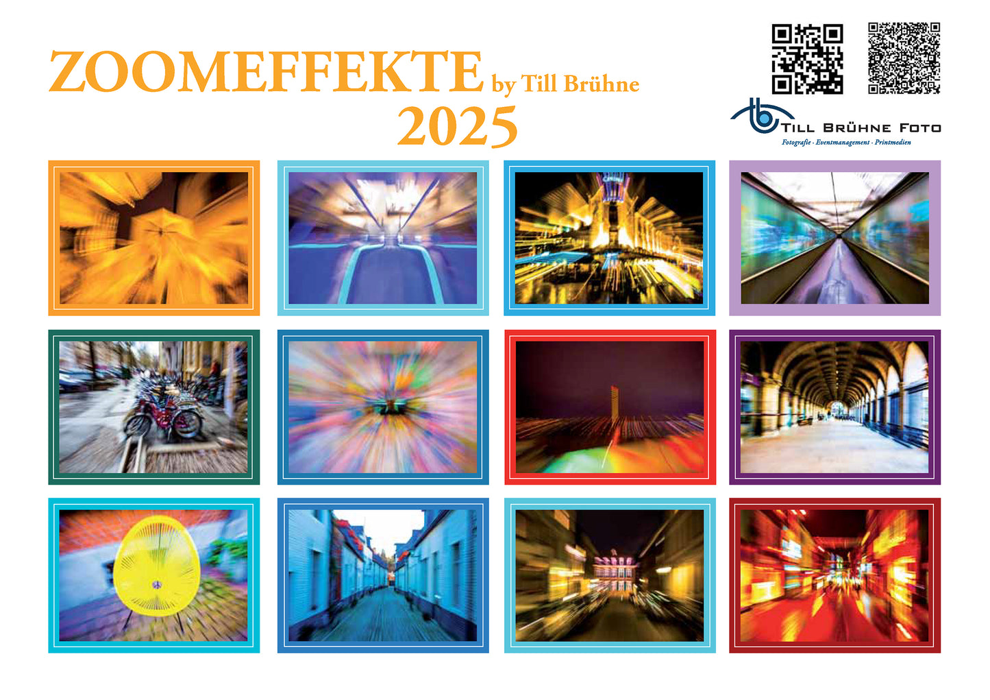 ZOOMEFFEKTE 2025 TBFOTO -WANDKALENDER