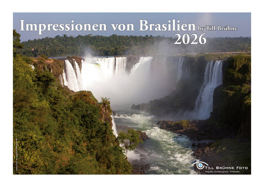 Impressionen von Brasilien 2026 TBFOTO FOTO-WANDKALENDER