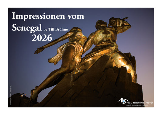 Impressionen von Senegal 2026 TBFOTO FOTO-WANDKALENDER
