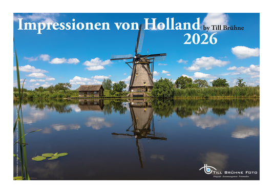 Impressionen von Holland 2026 TBFOTO-Wandkalender