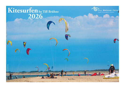 Kitesurfen 2026 TBFOTO FOTO-WANDKALENDER
