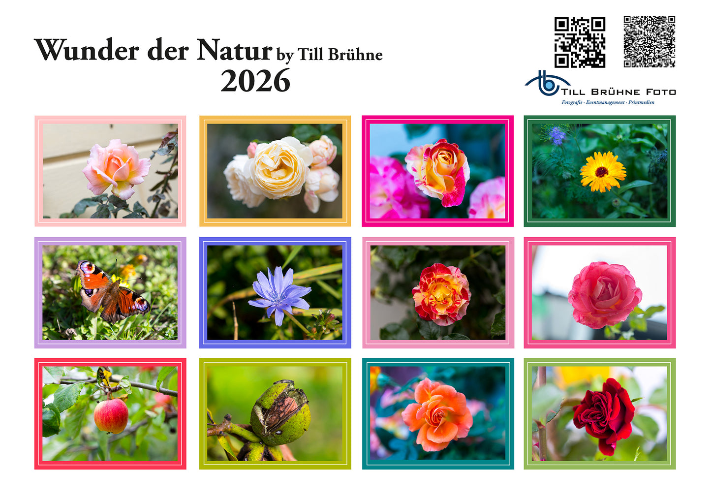 Wunder der Natur 2026 TBFOTO FOTO-WANDKALENDER