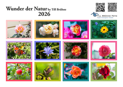 Wunder der Natur 2026 TBFOTO FOTO-WANDKALENDER