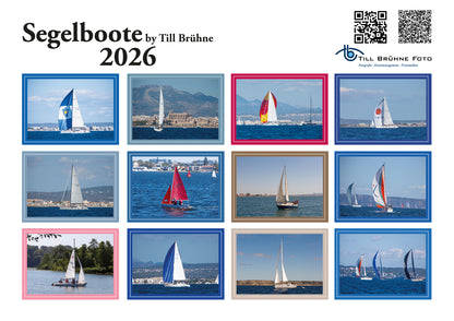 Segelboote 2026-TBFOTO FOTO-WANDKALENDER
