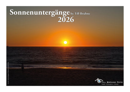 Sonnenuntergänge 2025 TBFOTO FOTO-WANDKALENDER