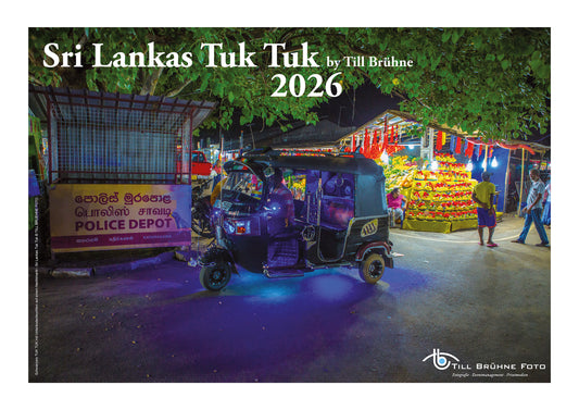 Sri Lankas Tuk Tuks 2026 TBFOTO FOTO-WANDKALENDER