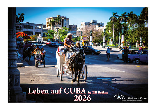 Leben auf CUBA 2026 TBFOTO FOTO-WANDKALENDER