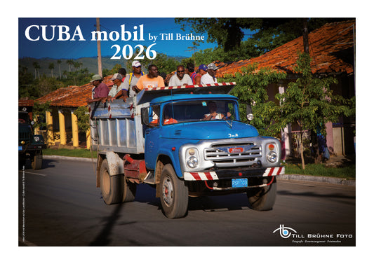 CUBA Mobil 2026 TBFOTO FOTO-WANDKALENDER