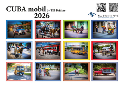 CUBA Mobil 2026 TBFOTO FOTO-WANDKALENDER