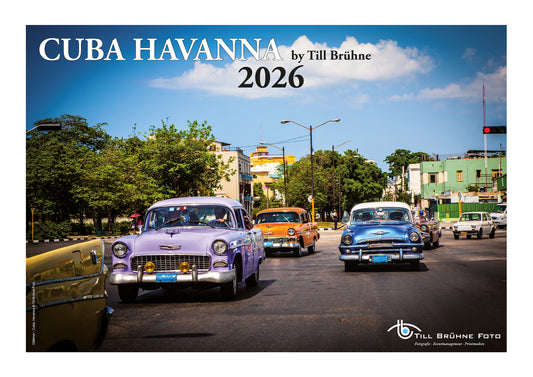 CUBA HAVANNA 2026-TBFOTO-WANDKALENDER