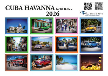 CUBA HAVANNA 2026-TBFOTO-WANDKALENDER