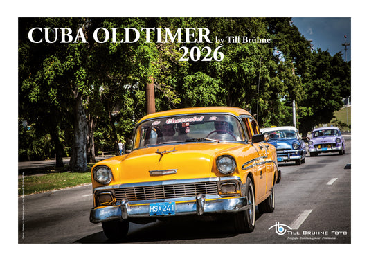 CUBA Oldtimer 2026 TBFOTO FOTO-WANDKALENDER