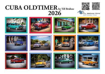 CUBA Oldtimer 2026 TBFOTO FOTO-WANDKALENDER