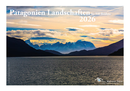 Patagonien Landschaften 2026 TBFOTO FOTO-WANDKALENDER