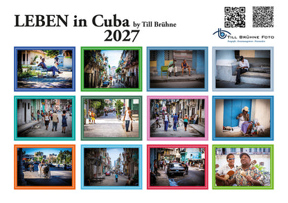 Leben auf CUBA 2027 TBFOTO FOTO-WANDKALENDER